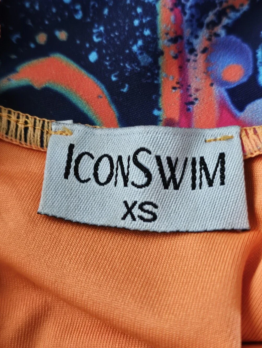 IconSwim Women’s XS Multicolor Mesh Thong One Pieces Swimsuit